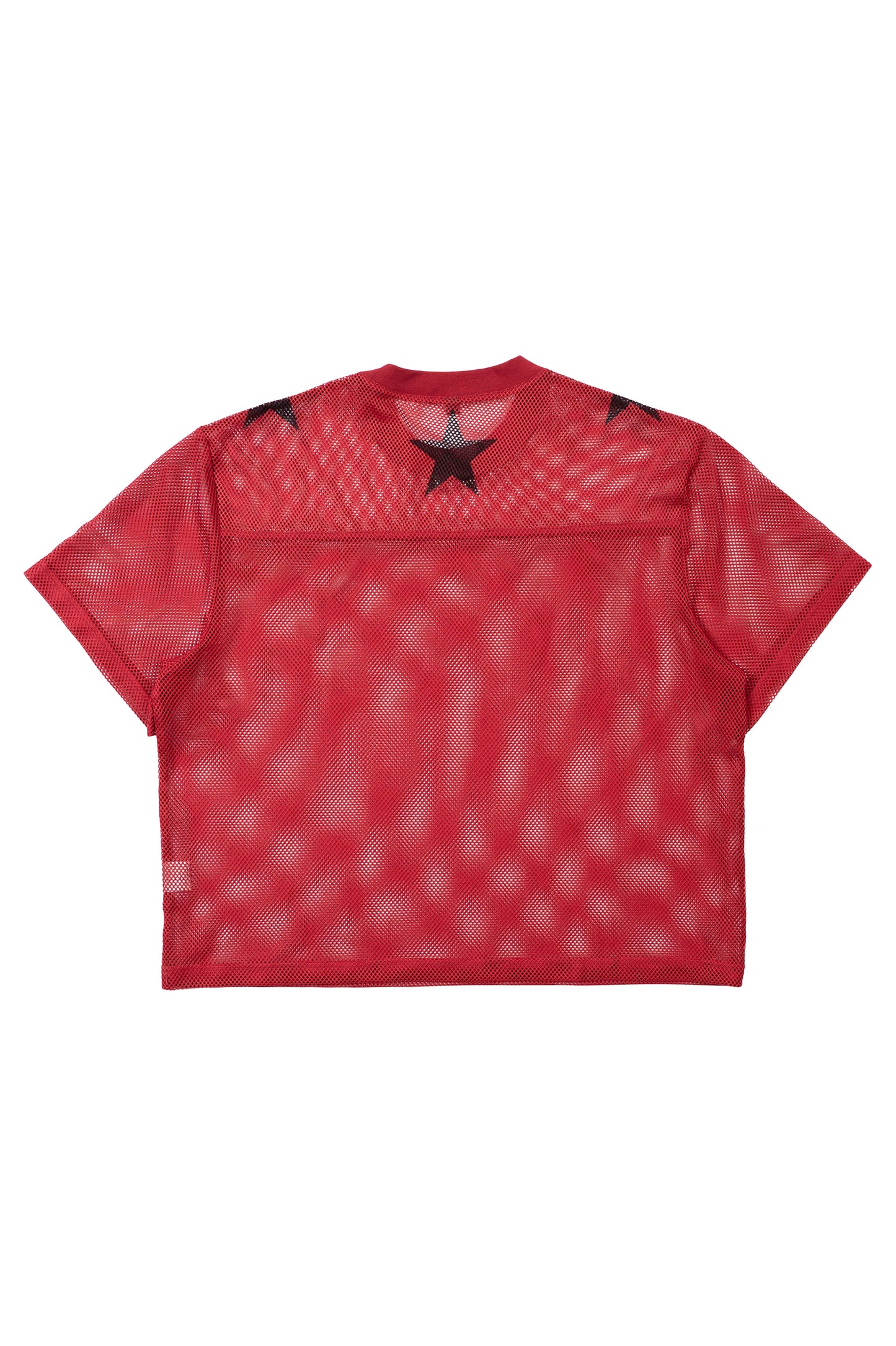 :RED MESH JERSEY: