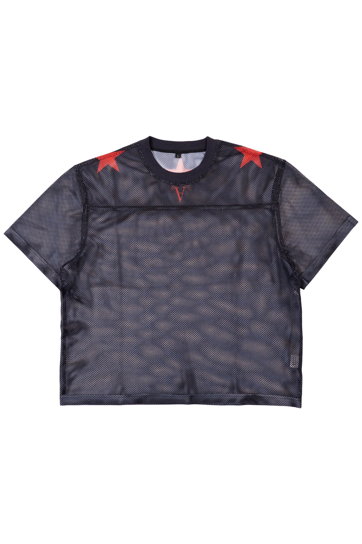 :RED MESH JERSEY:
