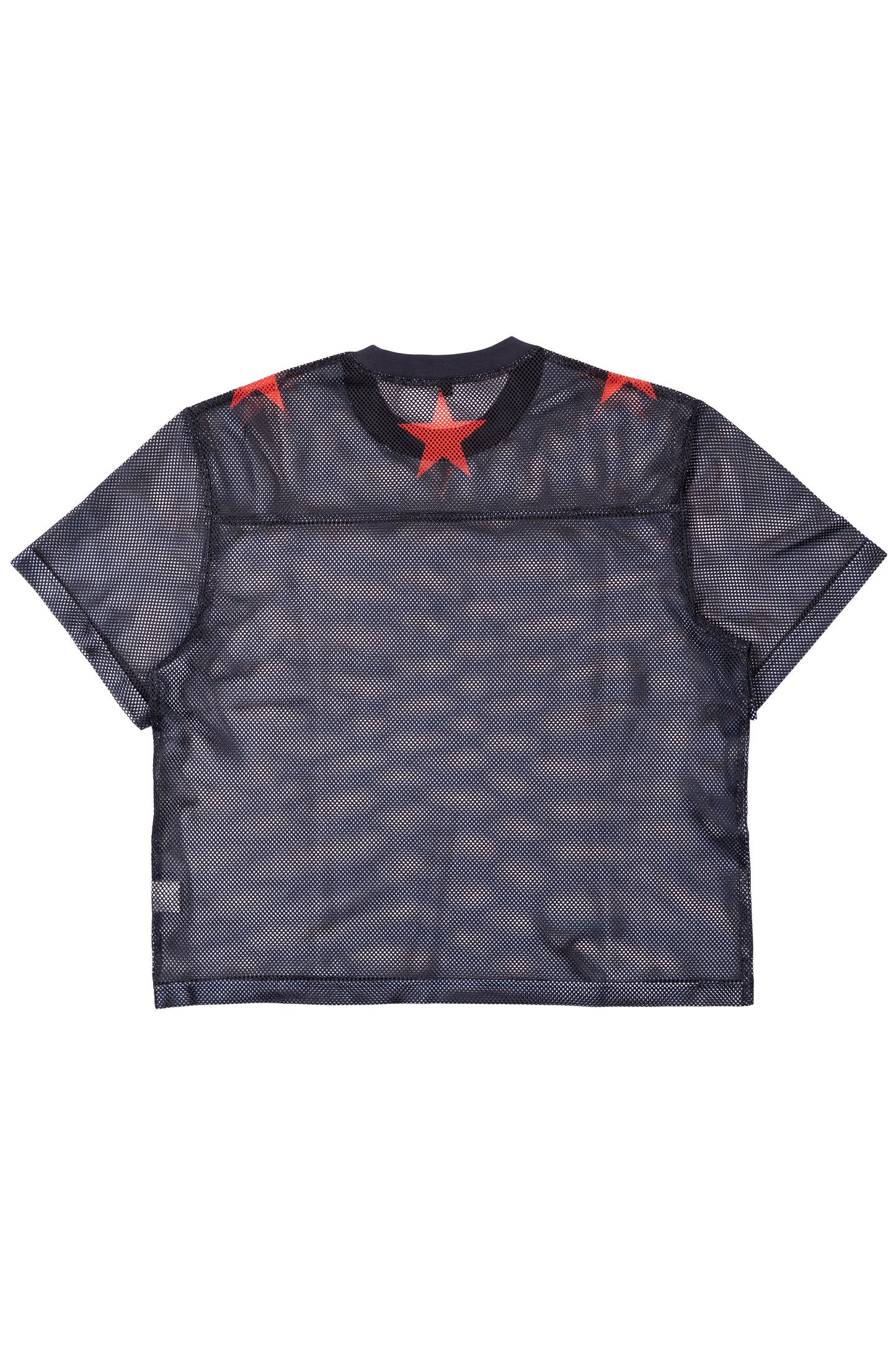 :RED MESH JERSEY: