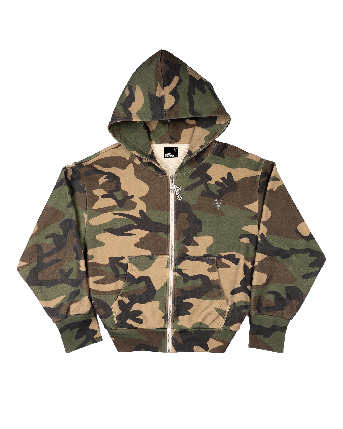 :ZIP HOODIE: CAMO