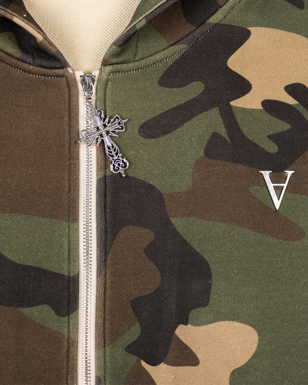 :ZIP HOODIE: CAMO
