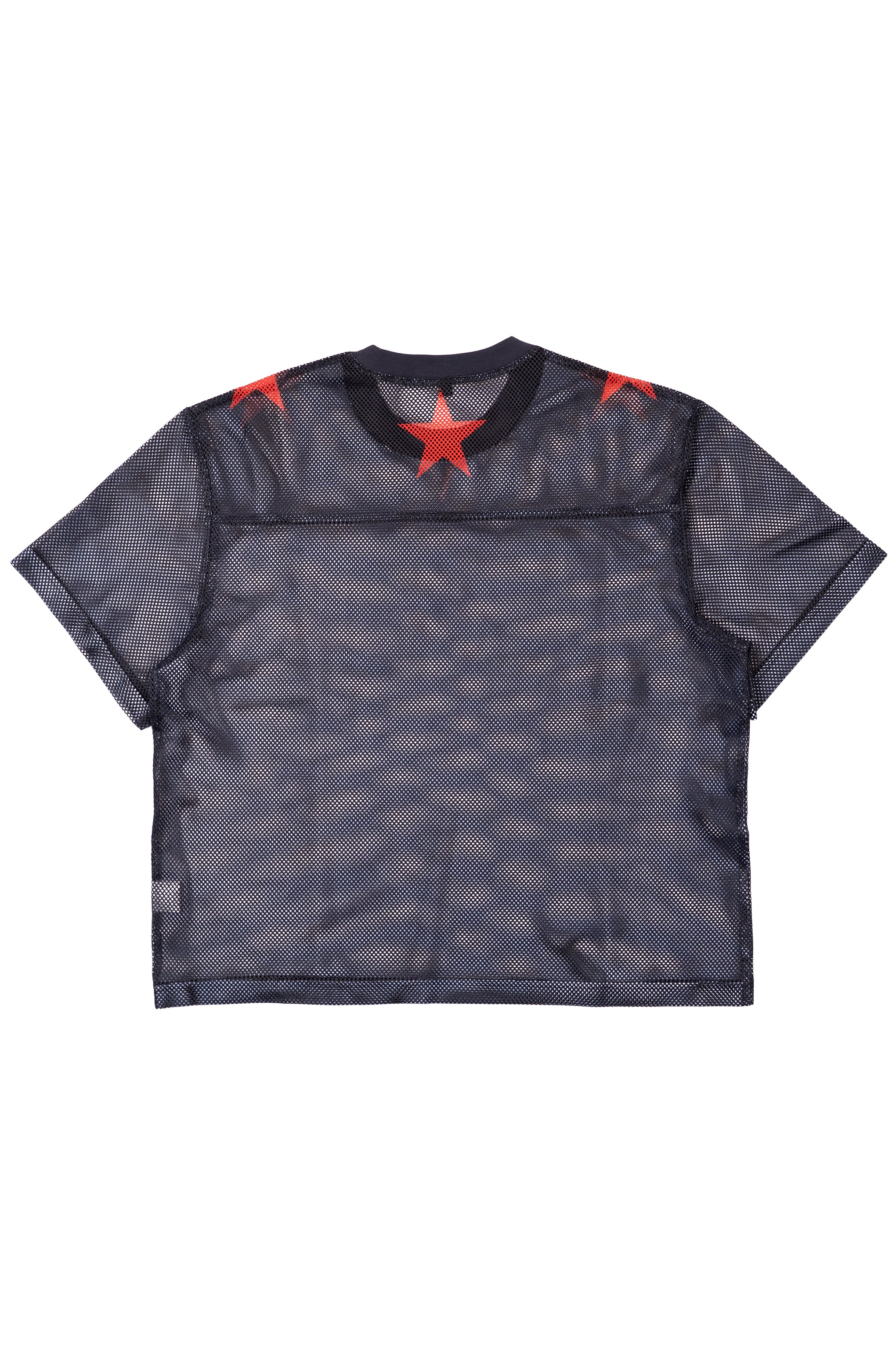 :RED MESH JERSEY: